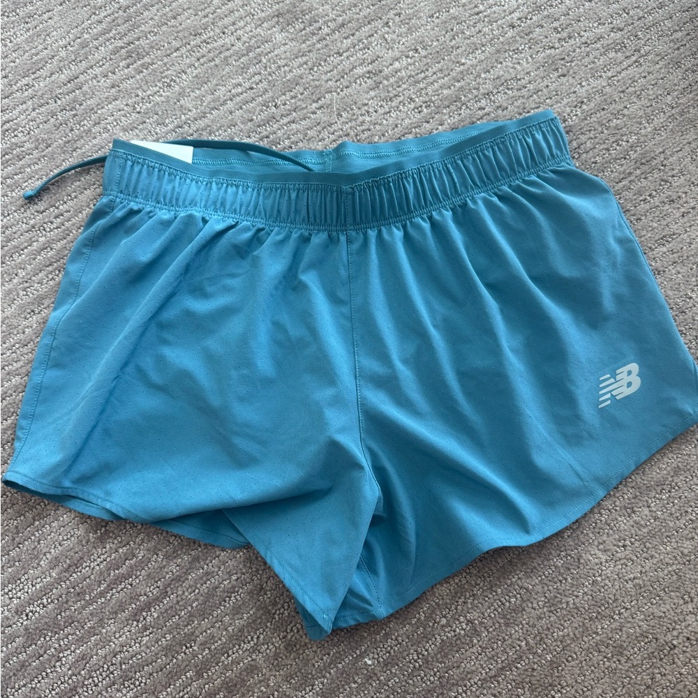 NWT New Balance Blue Athletic Shorts Lightweight Breathable